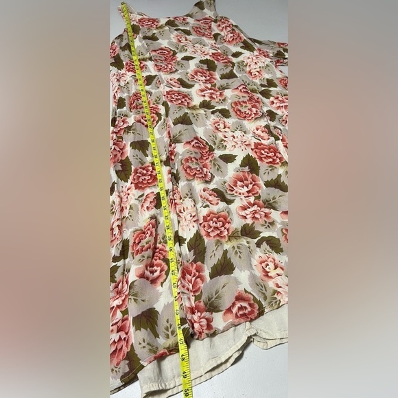 Vintage APRIL CORNELL Floral Sleeveless Tie Waist Dress - Picture 9 of 13